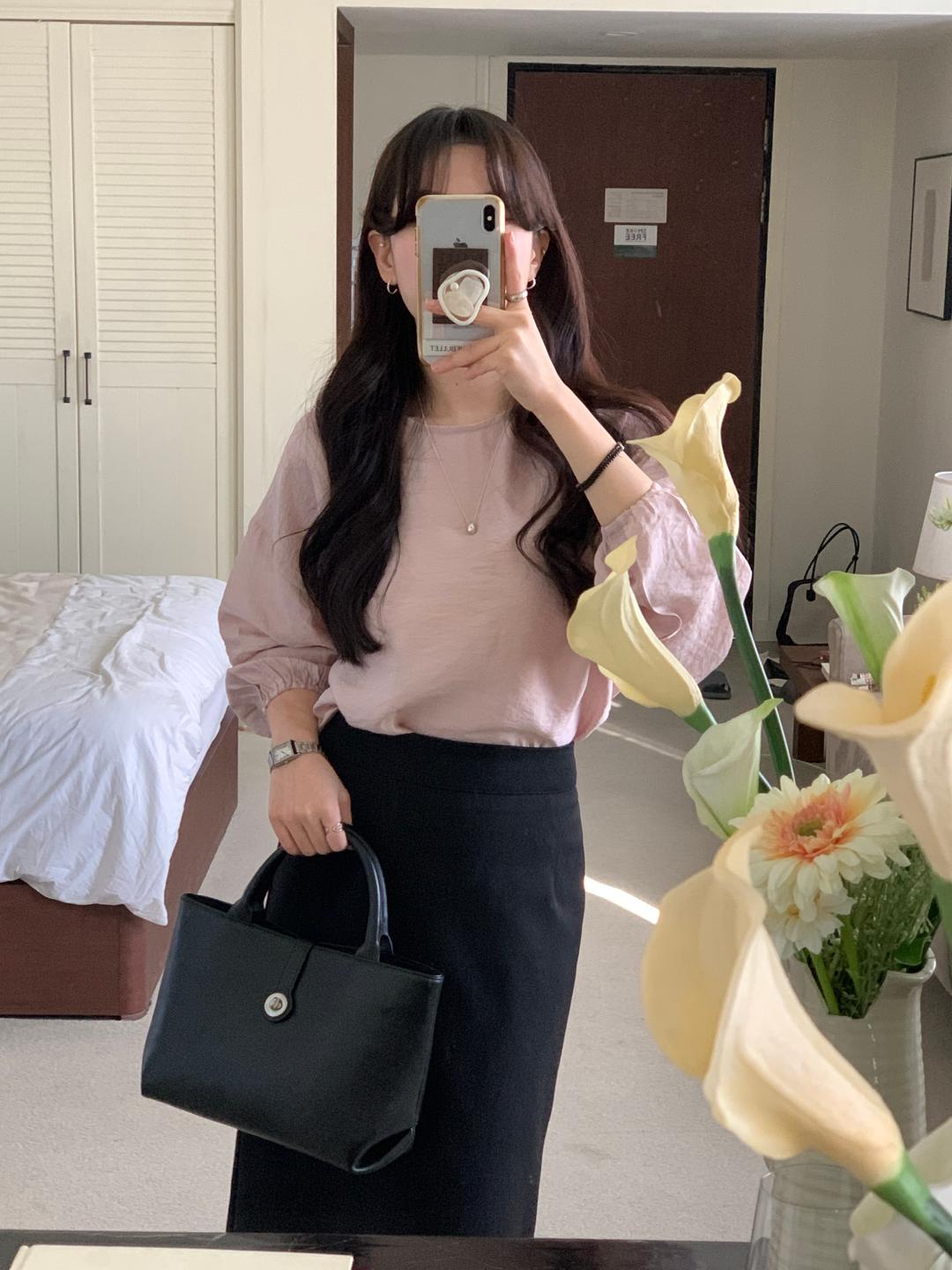 [바로배송] VIA STRING BLOUSE