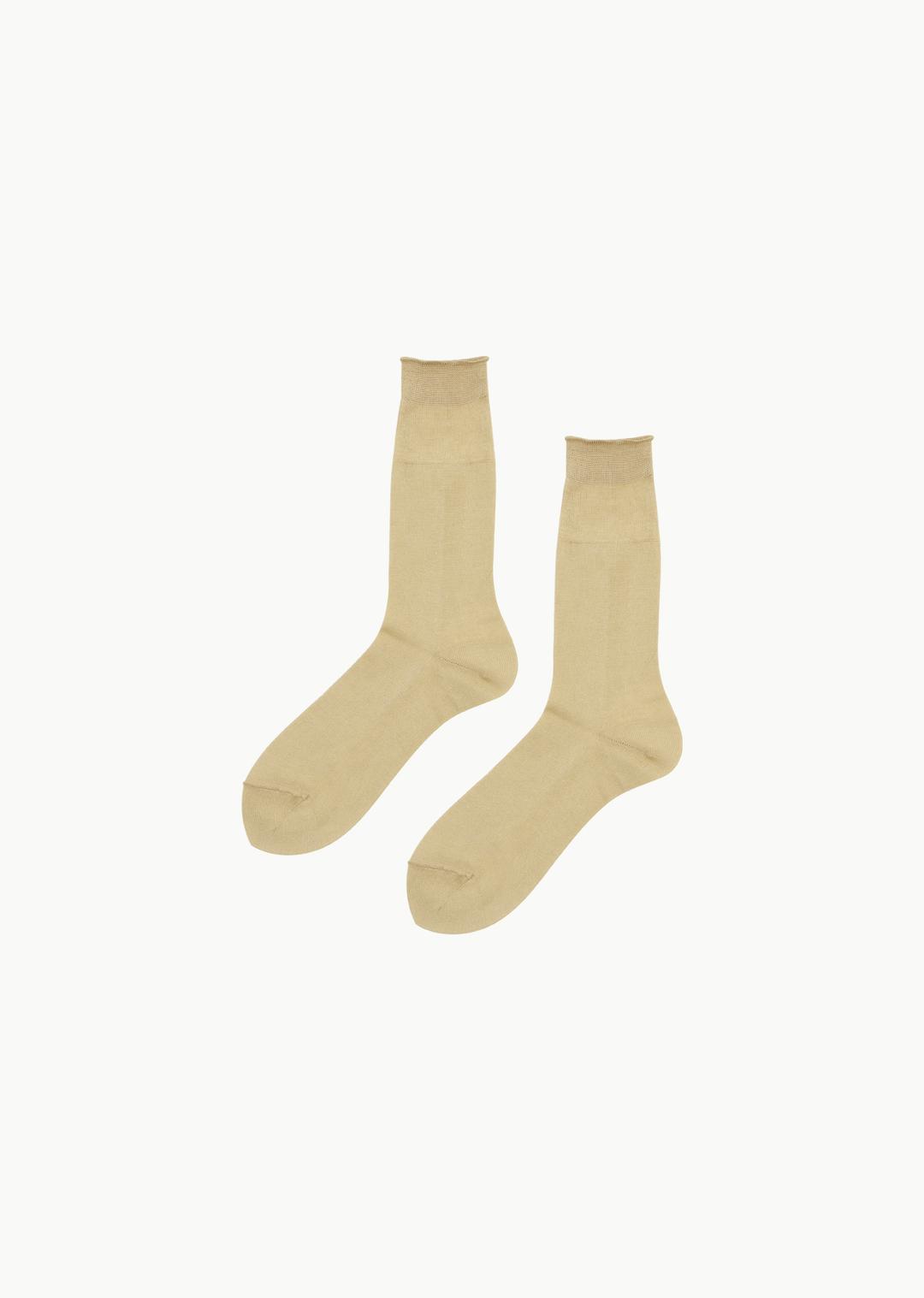 sheer socks, beige