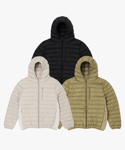 후드 경량 다운 자켓_3colors