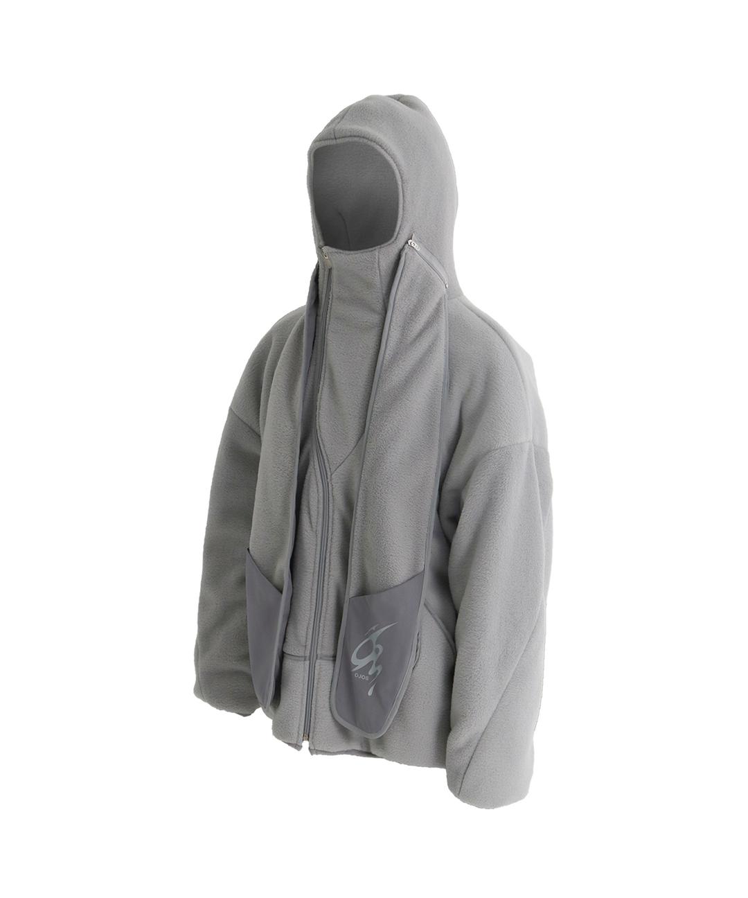 (11/30 Restock, 순차배송) Muffler Fleece Zip-up Jacket / Grey