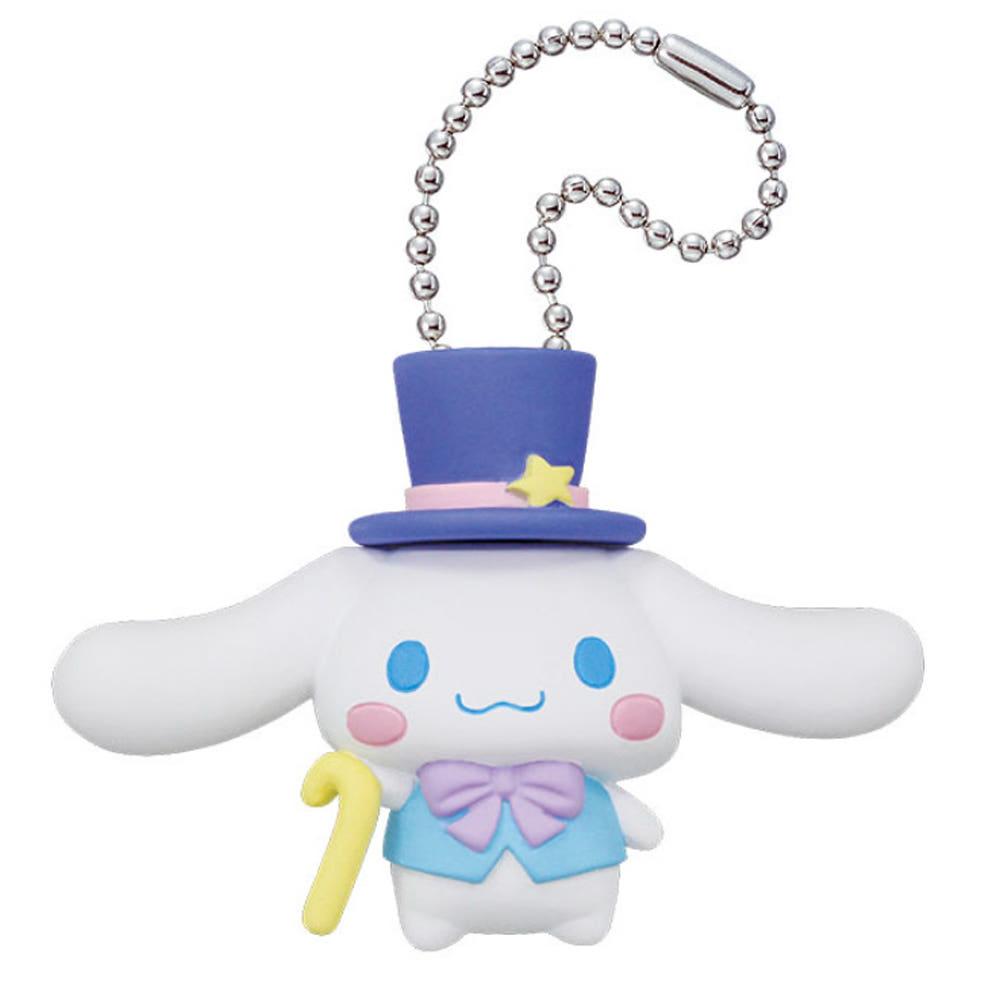 타카라토미아츠 가챠 산리오 시나모롤 파스텔 서커스 마스코트 키링 키홀더 시나몬 단장