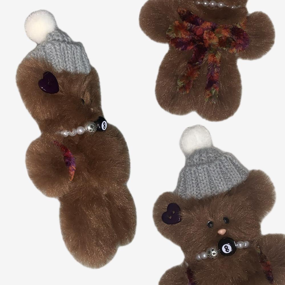 프랑스강아지 마롱 모루인형 키링