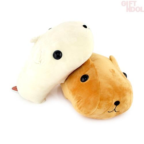 정품 카피바라상 봉제인형 쿠션 35cm