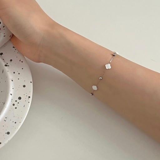 당일발송🍀올써지컬스틸 자개 하트 팔찌 & 발찌🤍고급