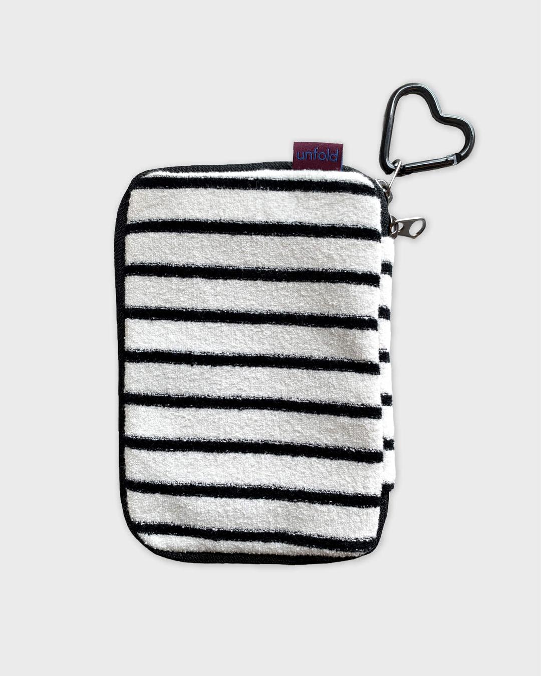 Terry travel wallet (black)