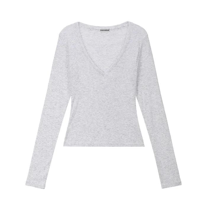 딥 브이넥 롱 슬리브 (4colors)