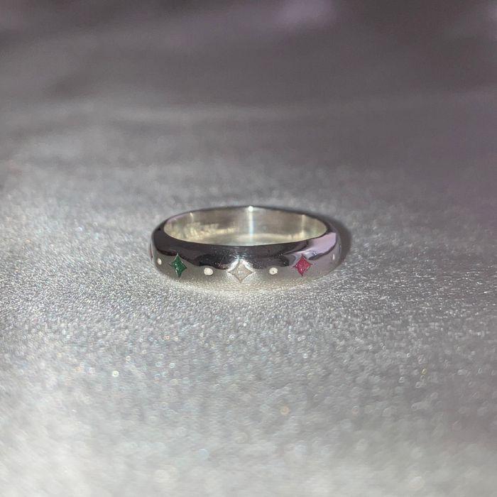 dia patterned ring color