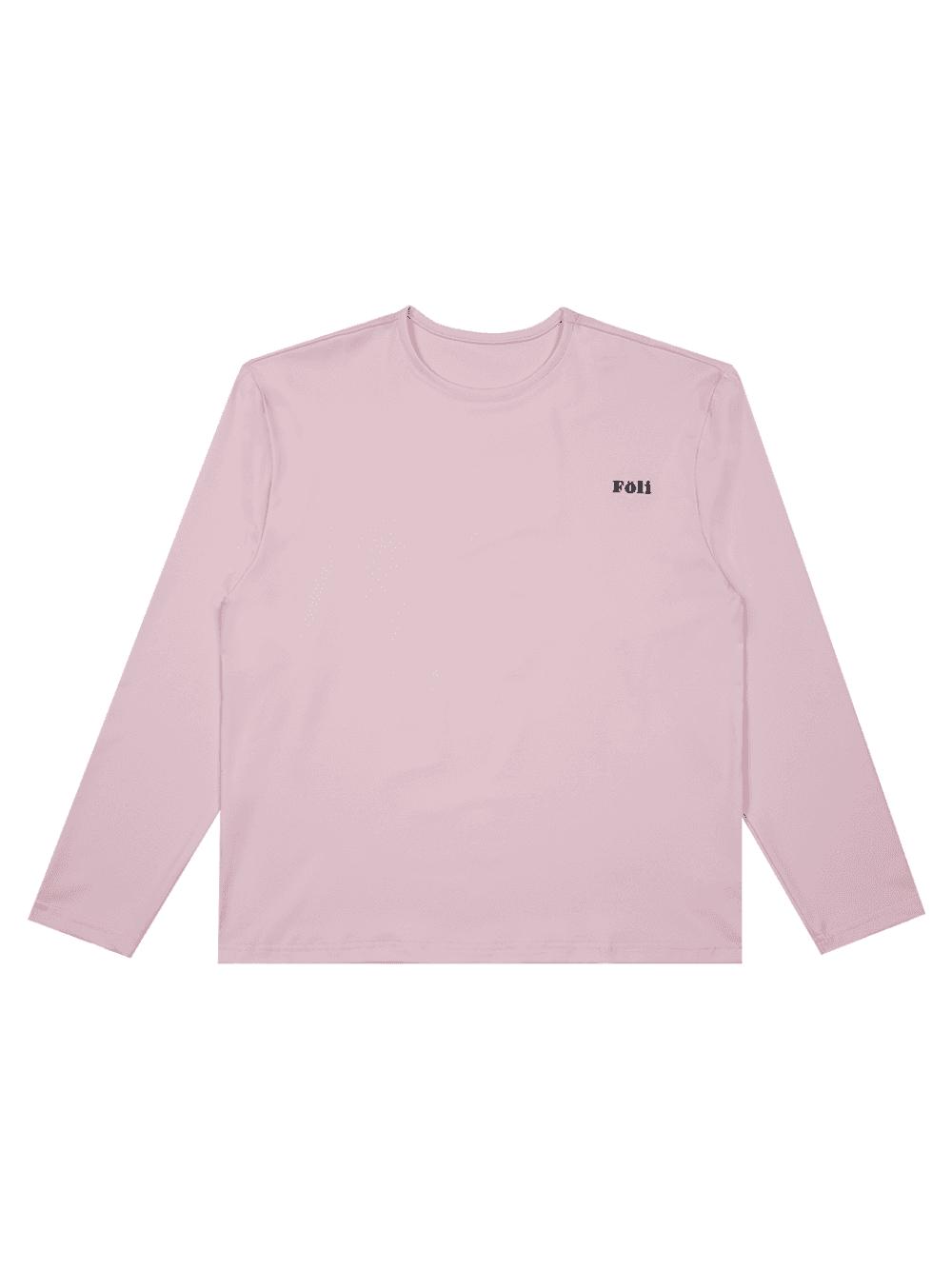 (unisex) 에센셜 스트레치핏 긴팔티 파자마, 핑크