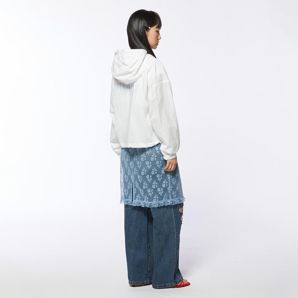 Lace Layered Skirt (blue)