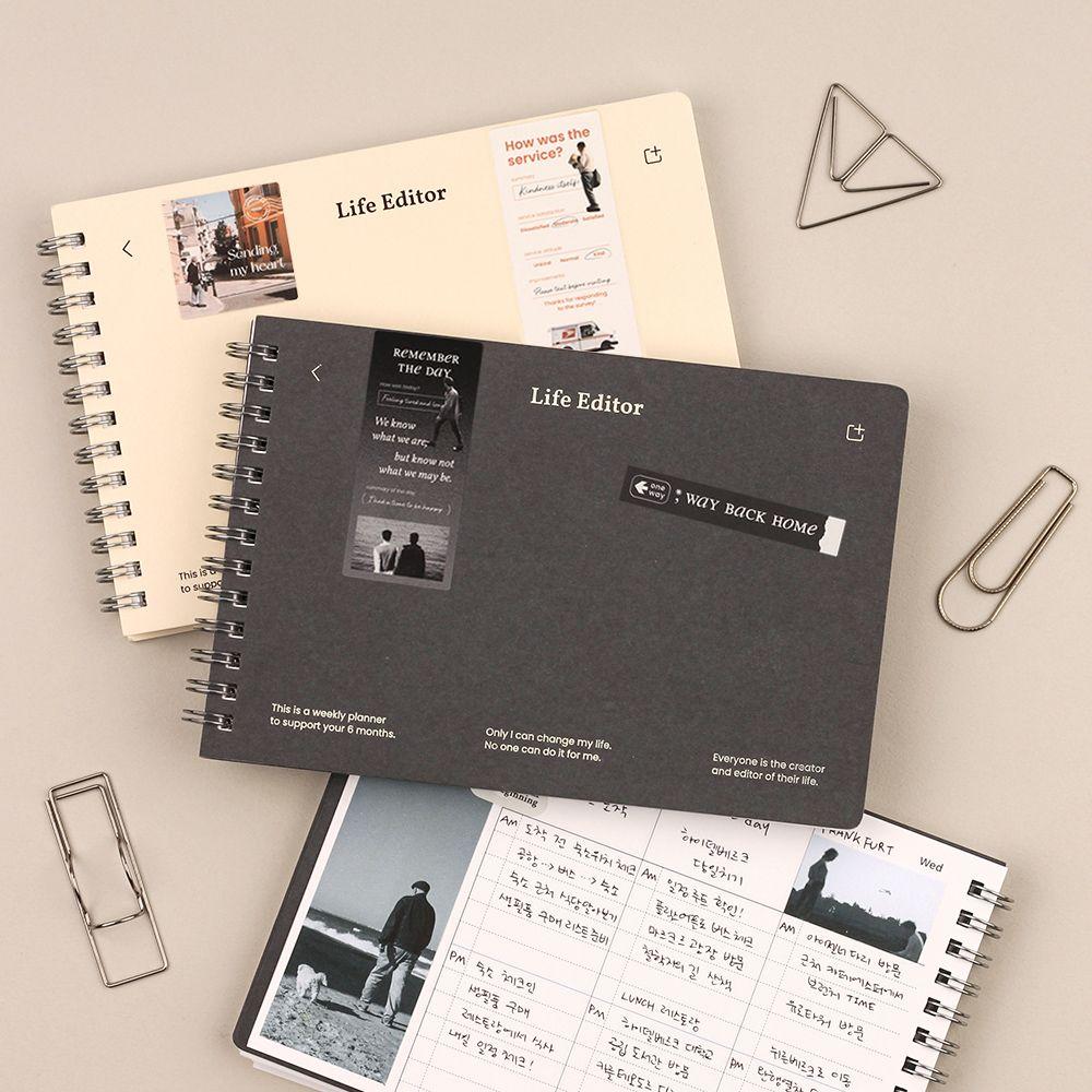 위클리 플래너 6개월 먼슬리 직장인 공시생 만년 플래너 일주일 월간 주간 계획표