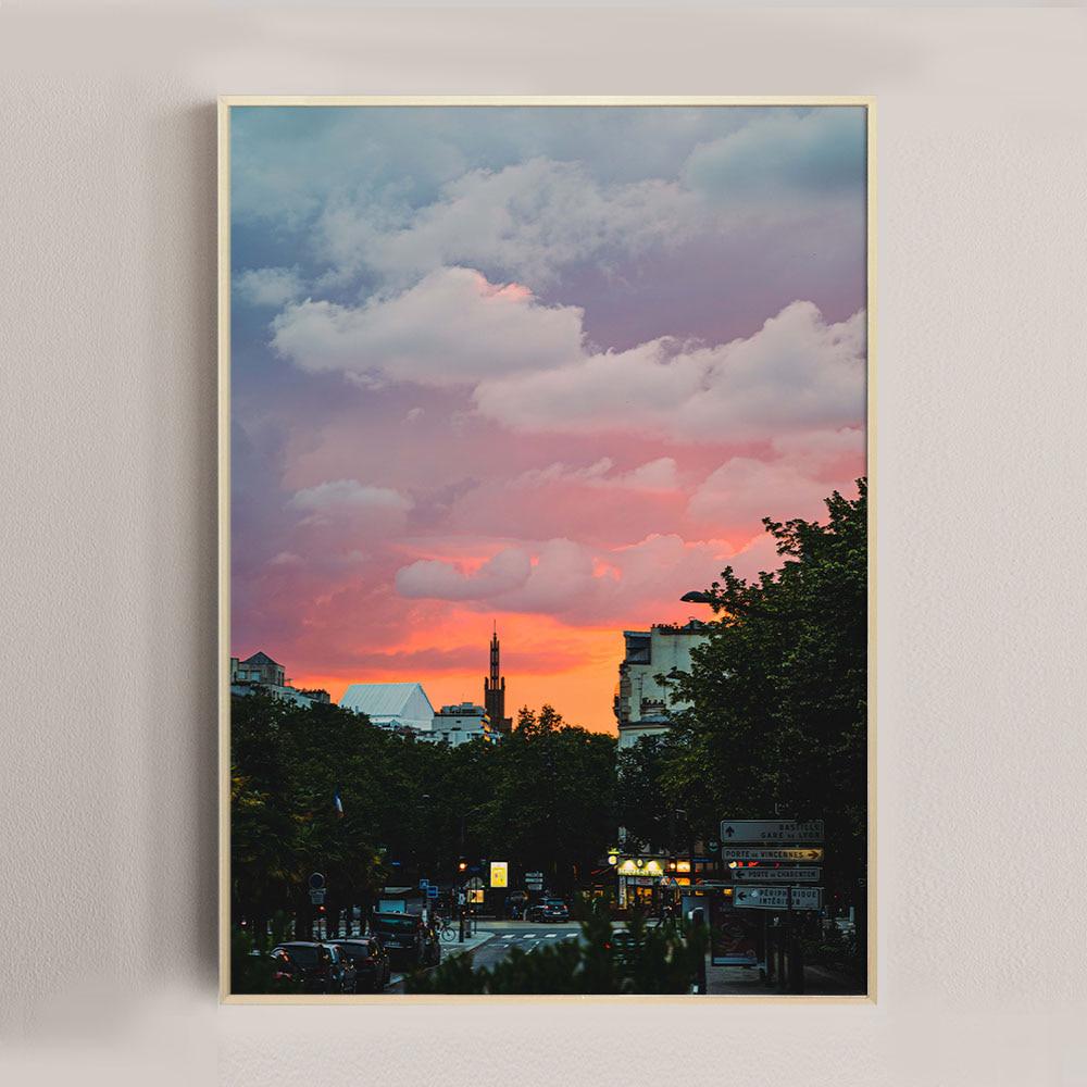 Sunset in Paris
