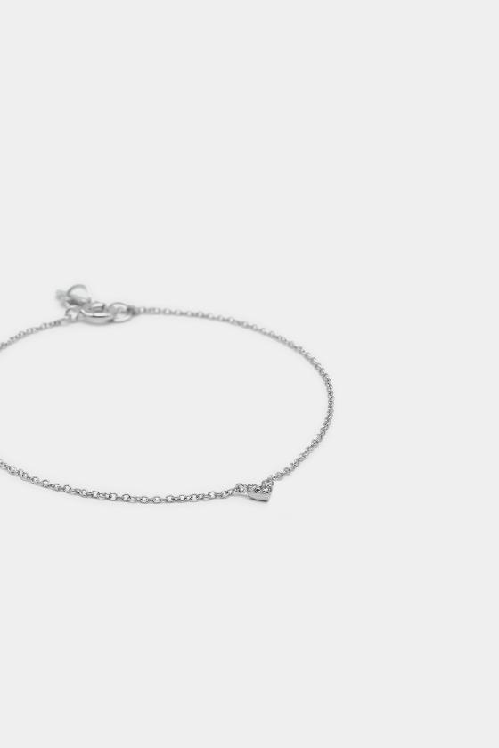 Double heart bracelet - S