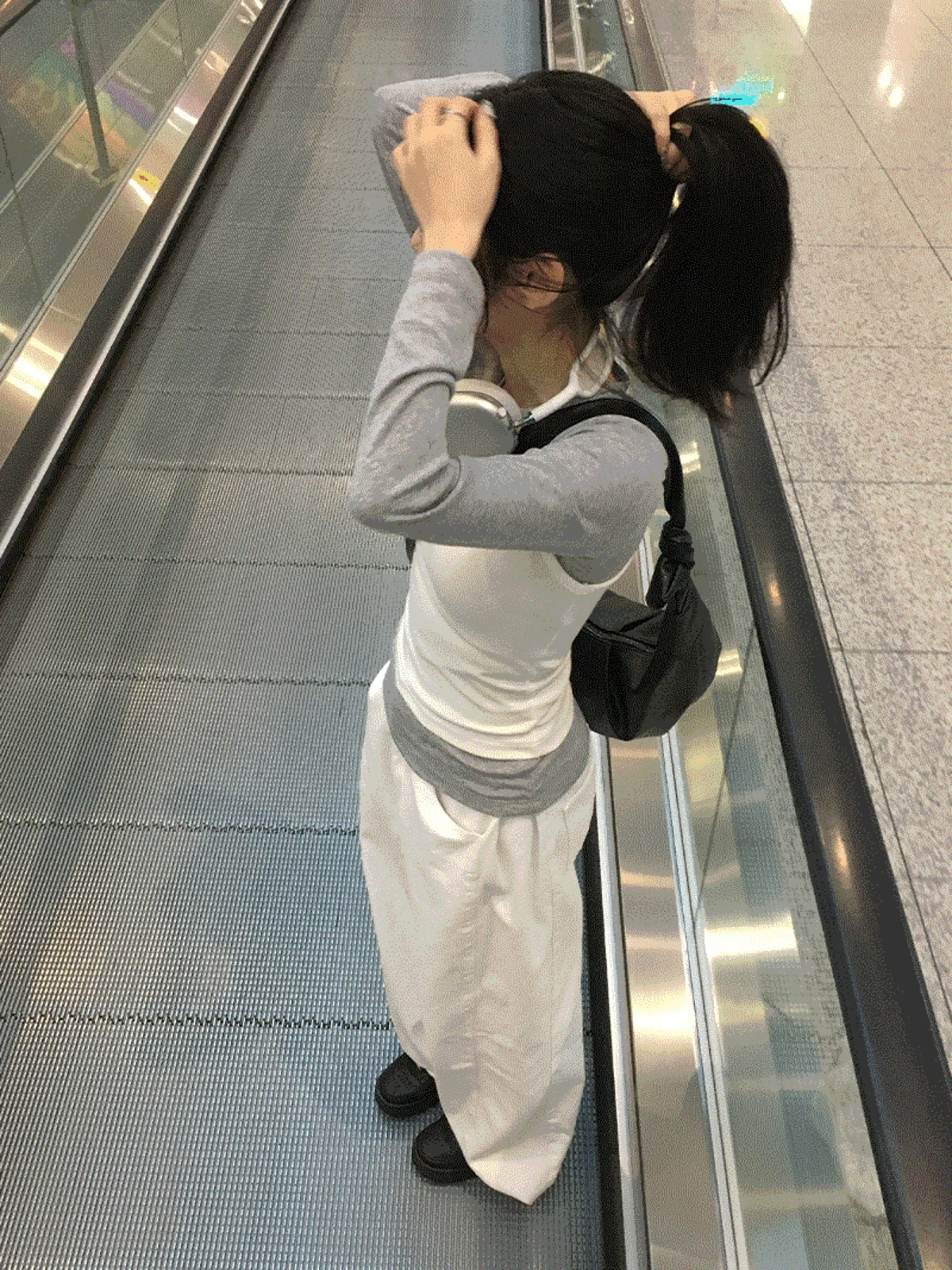 치즈 슬림 긴팔 티셔츠