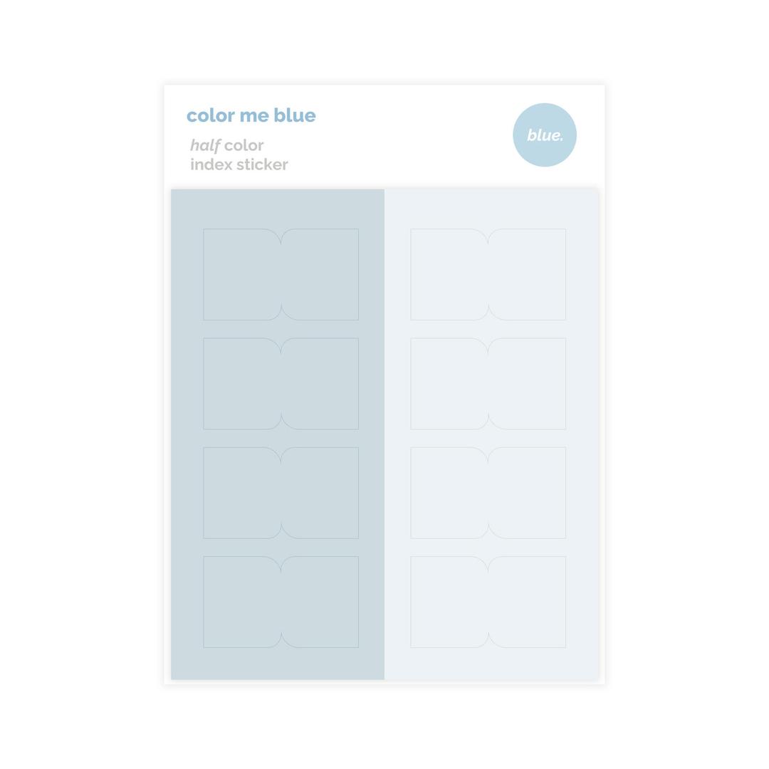 하프 컬러 인덱스 스티커