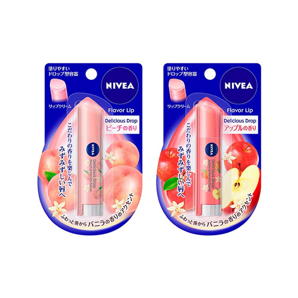 니베아 일본 립밤(립케어) 복숭아, 사과향(3.5g)
