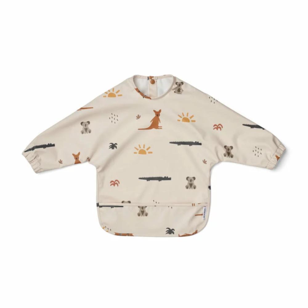 Liewood 리우드 - Merle 긴팔 방수 턱받이, 호주 믹스