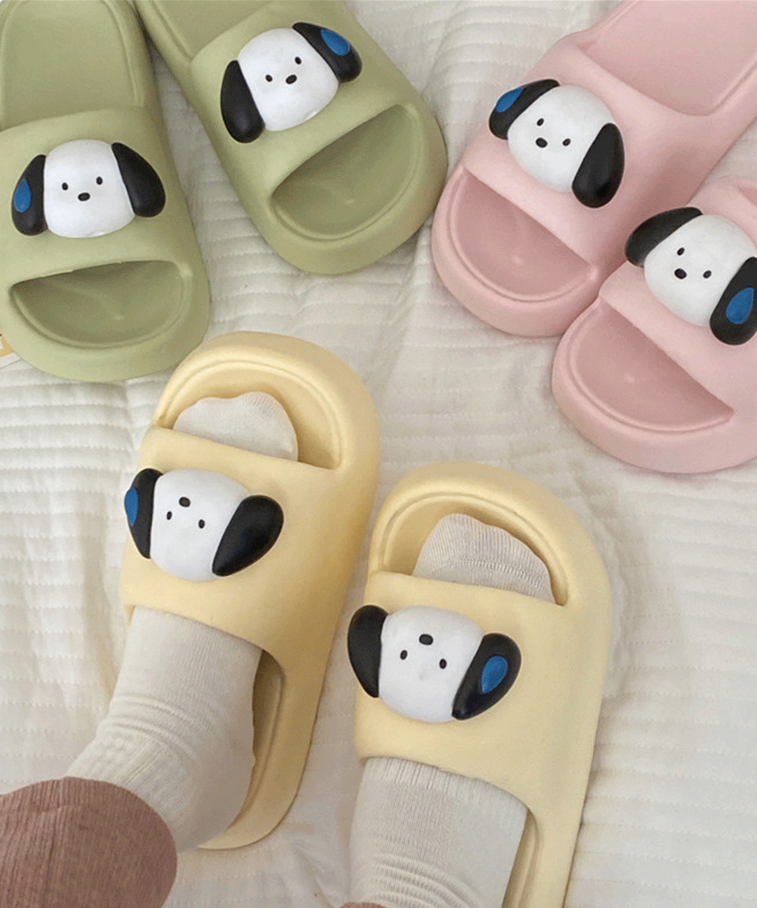 [핵귀욤] 키치블랑 멍뭉미 푹신 슬리퍼 거실화 외 슬리퍼 모음전