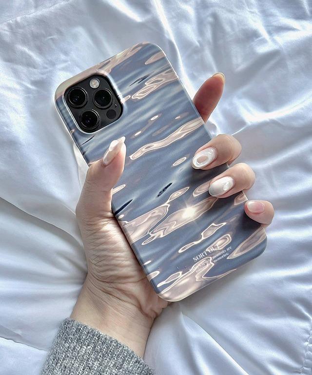 [1만 셀럽 pick] purple sea sparkle hard case