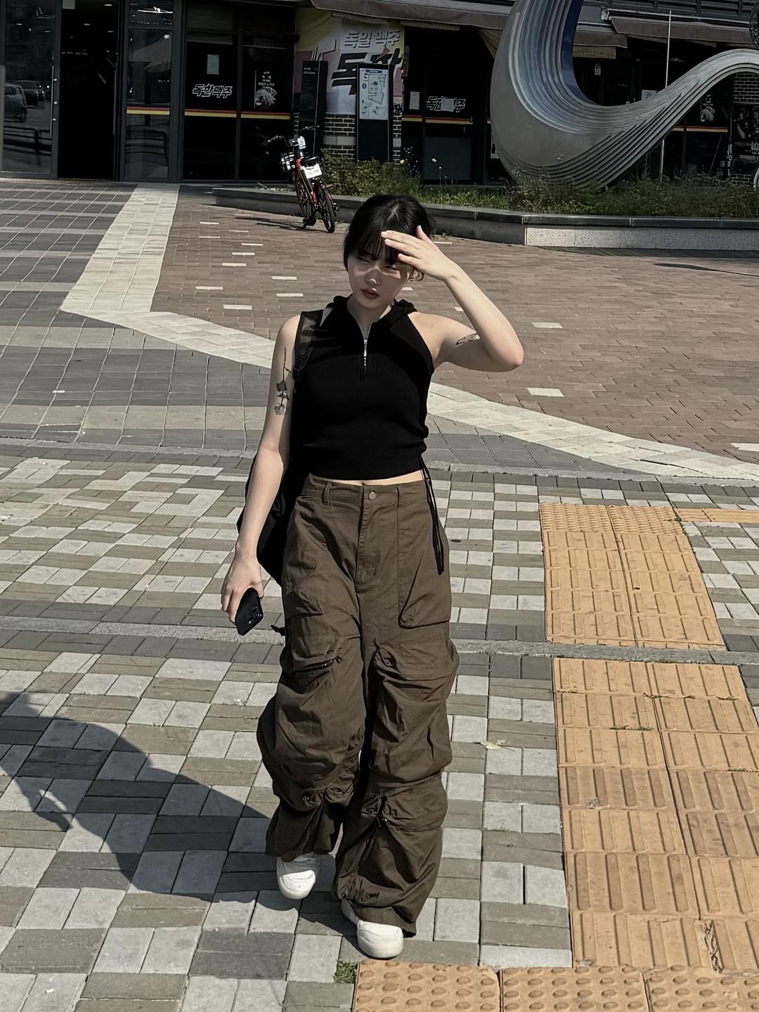 딥 포트 워크팬츠