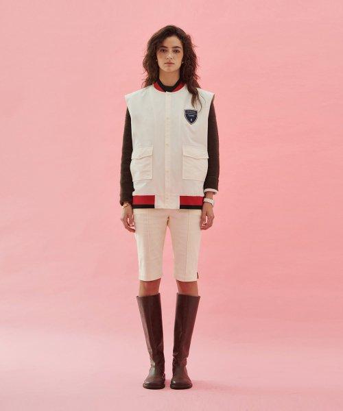 바이커 팬츠_아이보리