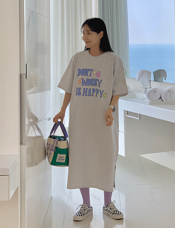 비해피 롱 원피스 (3color)