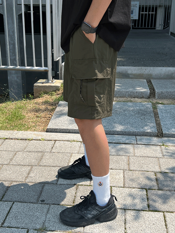 *레토 와이드 카고 반바지(5colors,M~XL)