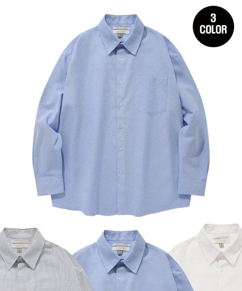 오버핏 옥스포드 셔츠 - 3 COLOR