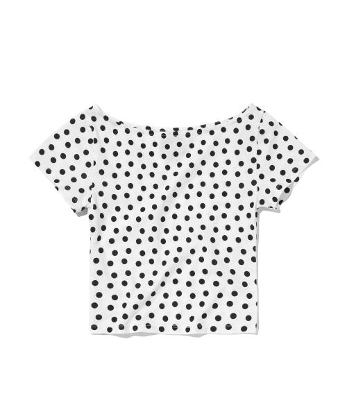 BOAT NECK TEE [WHITE]