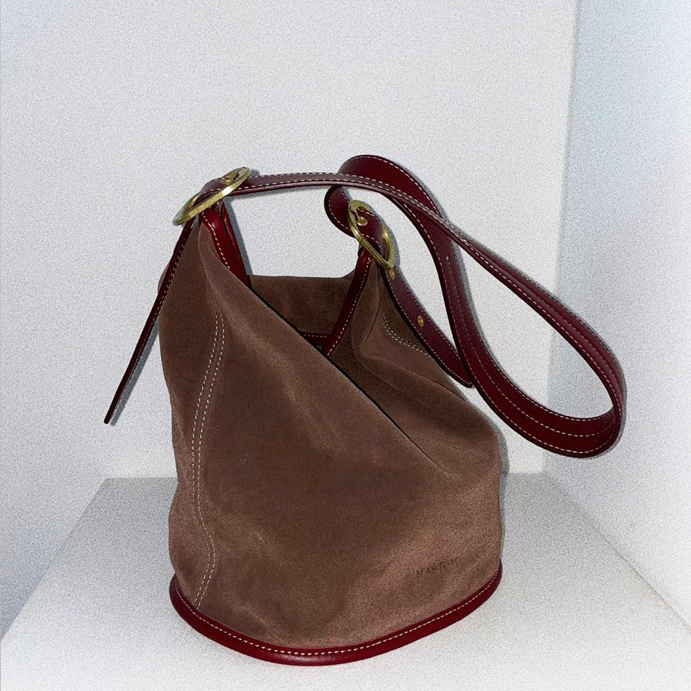 [2차 리오더, 예약배송]Mila bucket bag_dark brown