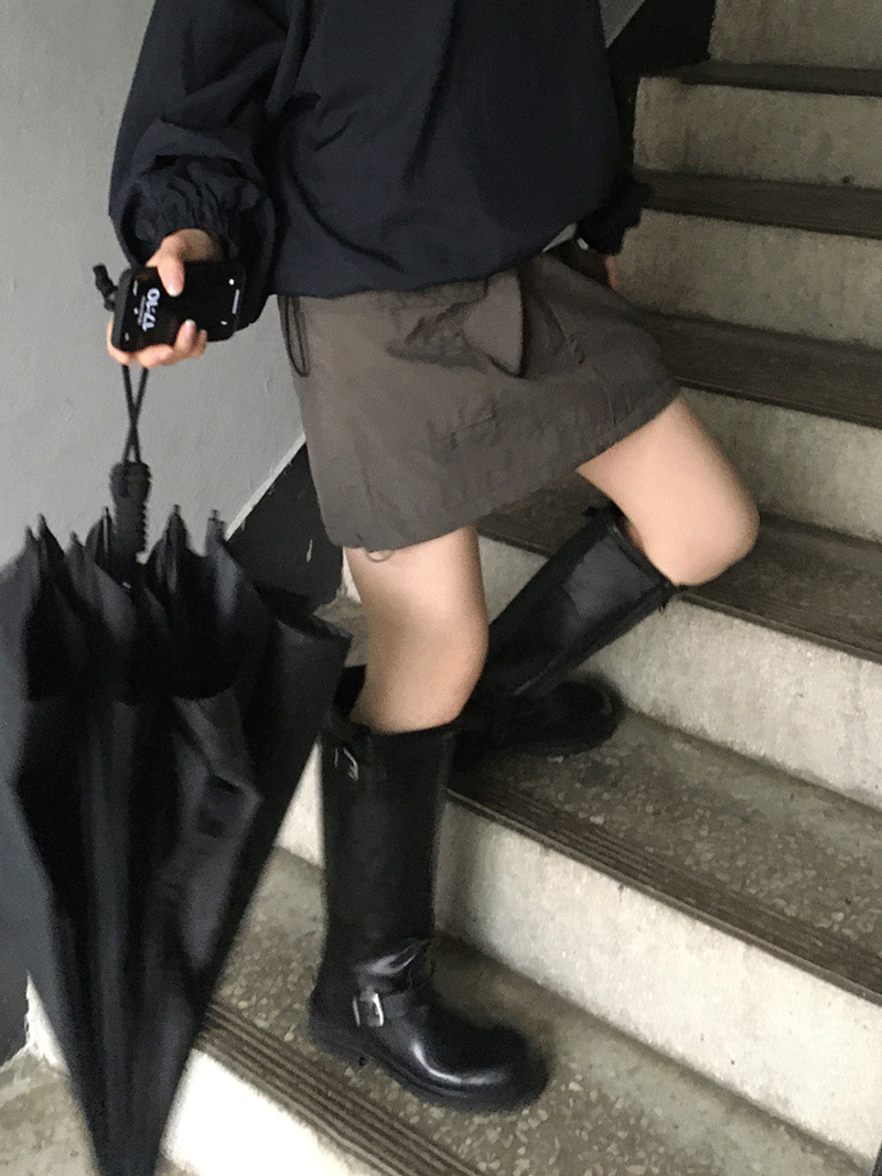 String mini cargo skirt (2 color)