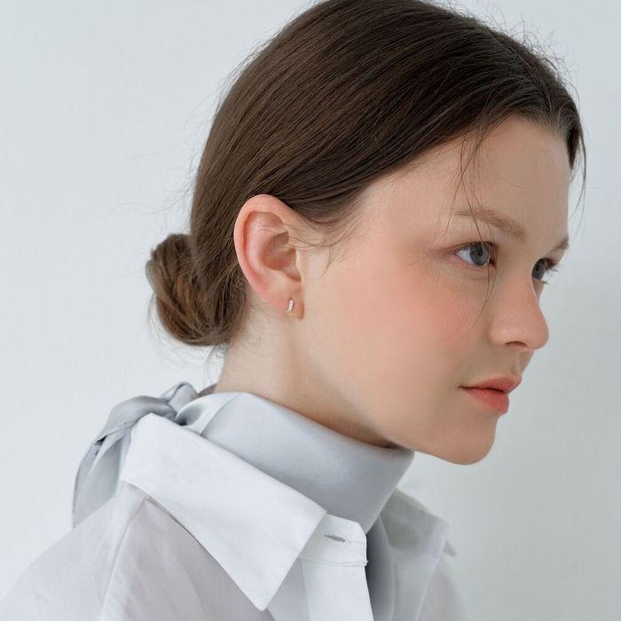 Chic Silk Scarf_Silver Marlin