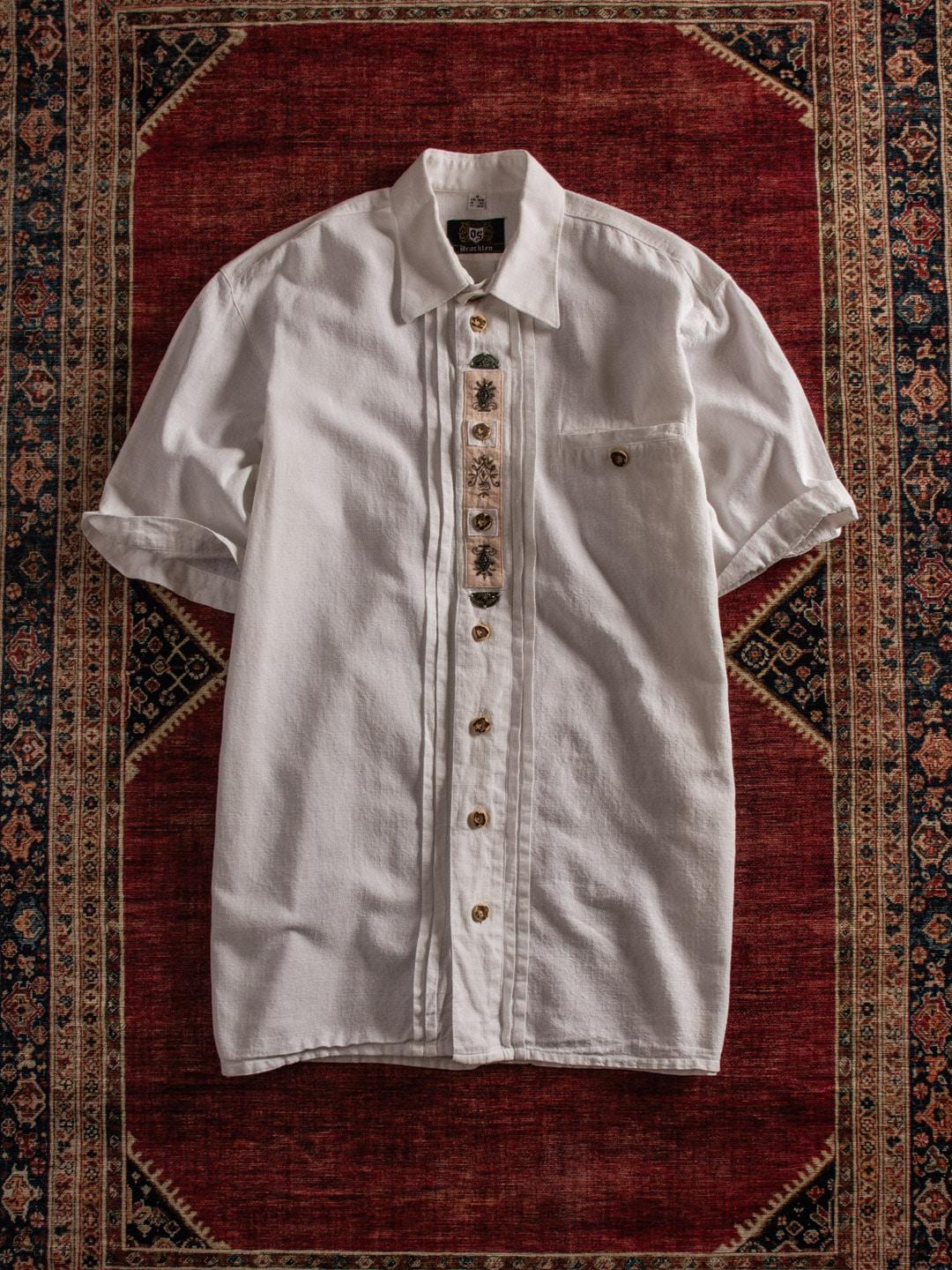 Western Pendant Linen Shirt 14352