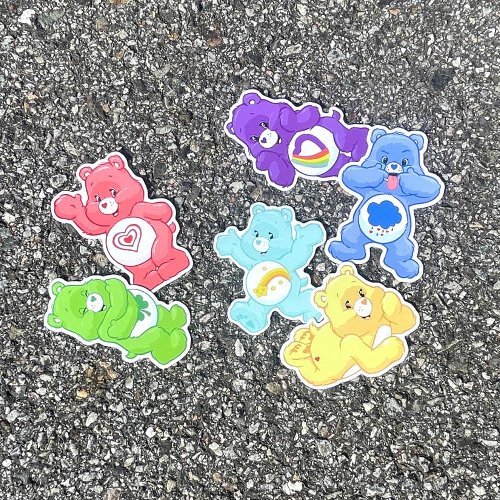 케어베어 스티커 포인트 조각 스티커 캐리어 노트북 아이패드 스티커