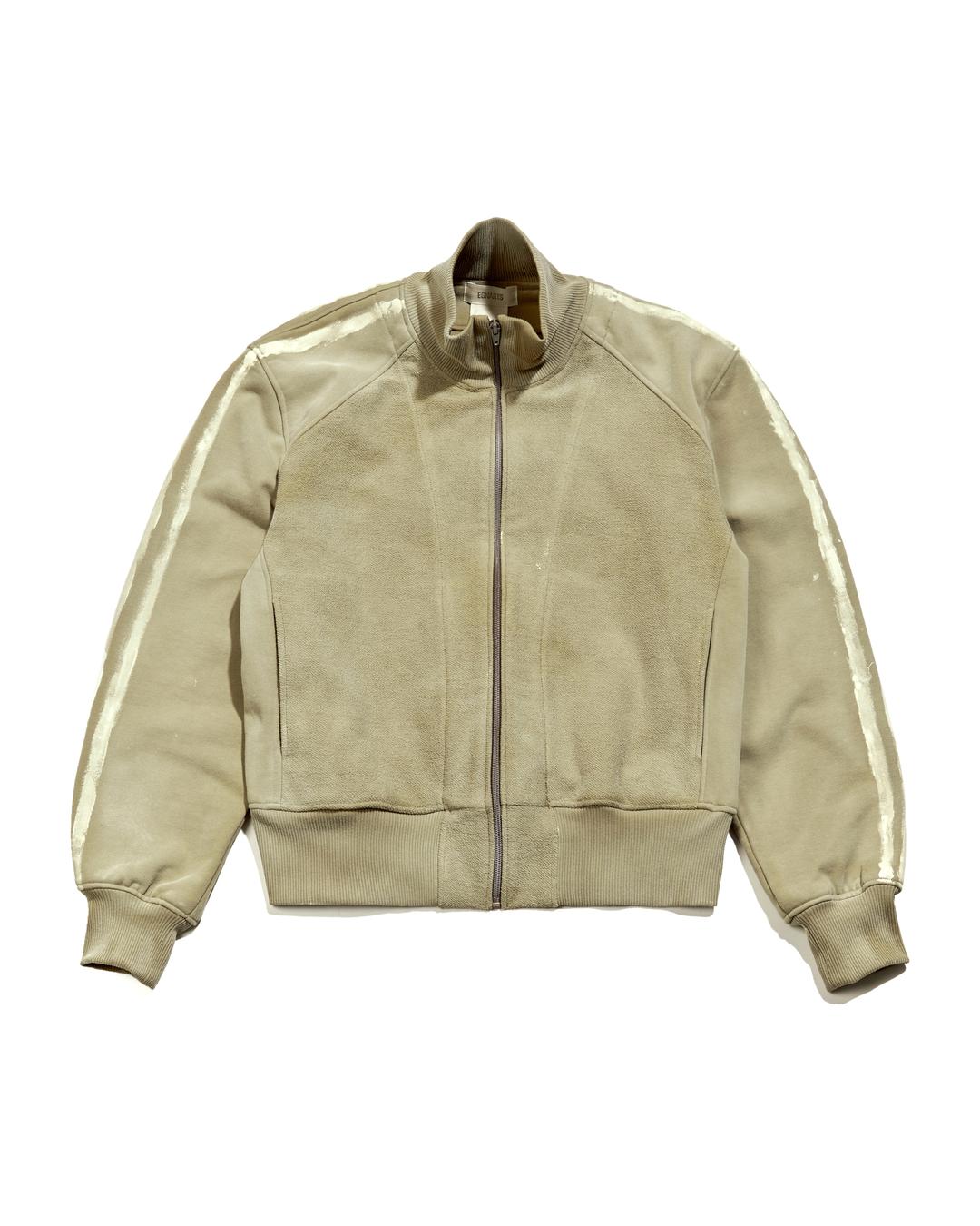 PAINTED TRACK JACKET KHAKI