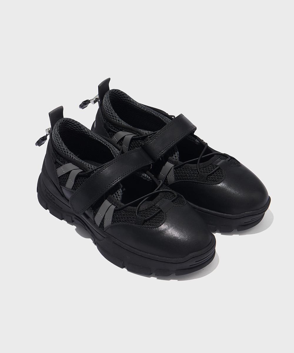 [NEW 10% | 04.09이내 출고] BRYN VELCRO SNEAKERS(MESH) - BLACK