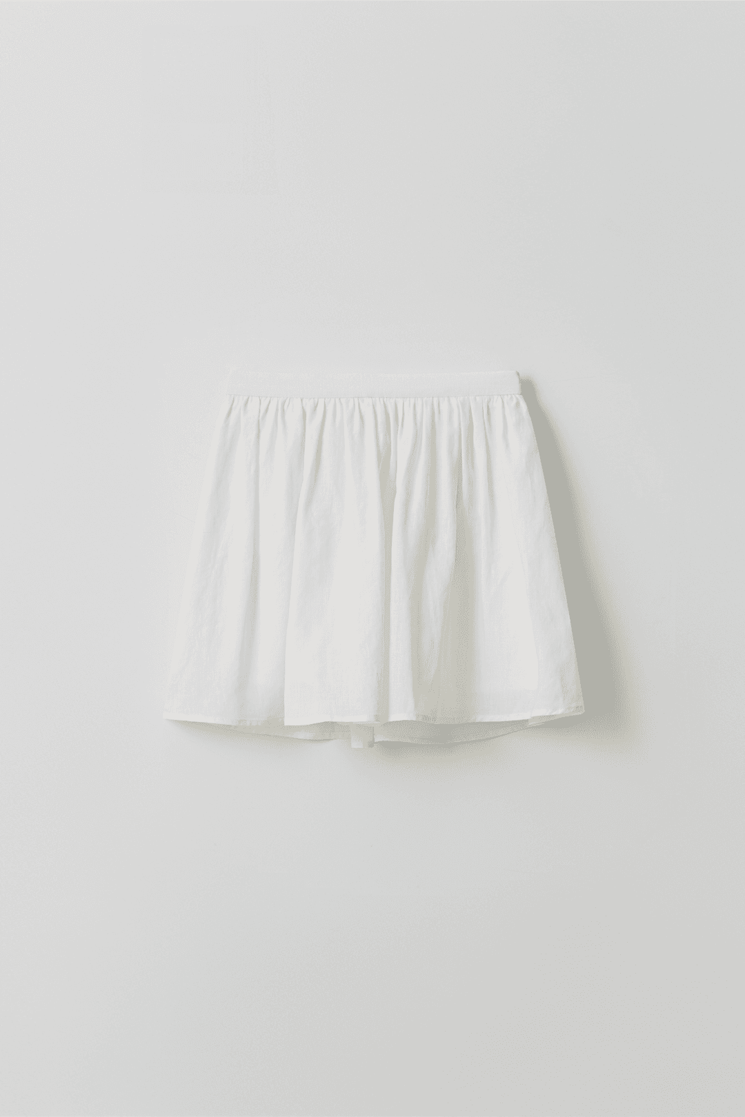 T/T Pinea shirring mini skirt (white)