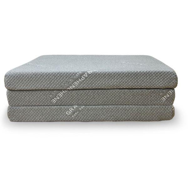 3단 바닥매트리스 접이식침대 토퍼