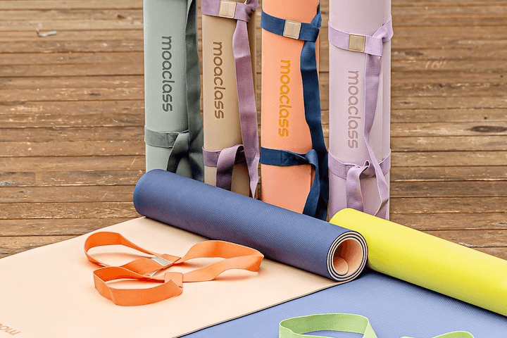 리버서블 요가매트 TPE 8mm (프리미엄스트랩 포함) 필라테스 홈트 운동매트