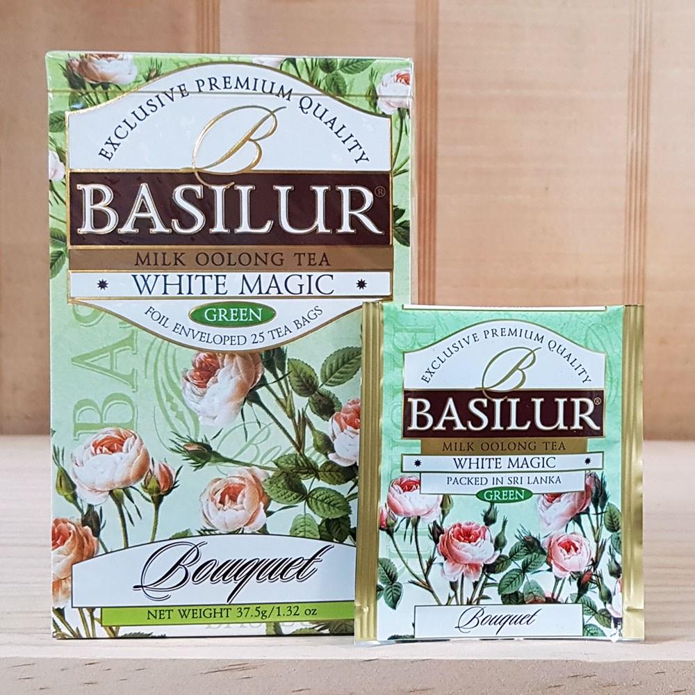 [베질루르] 화이트 매직(밀키우롱) 25티백, 25개입, 37.5g, 25개, 1개