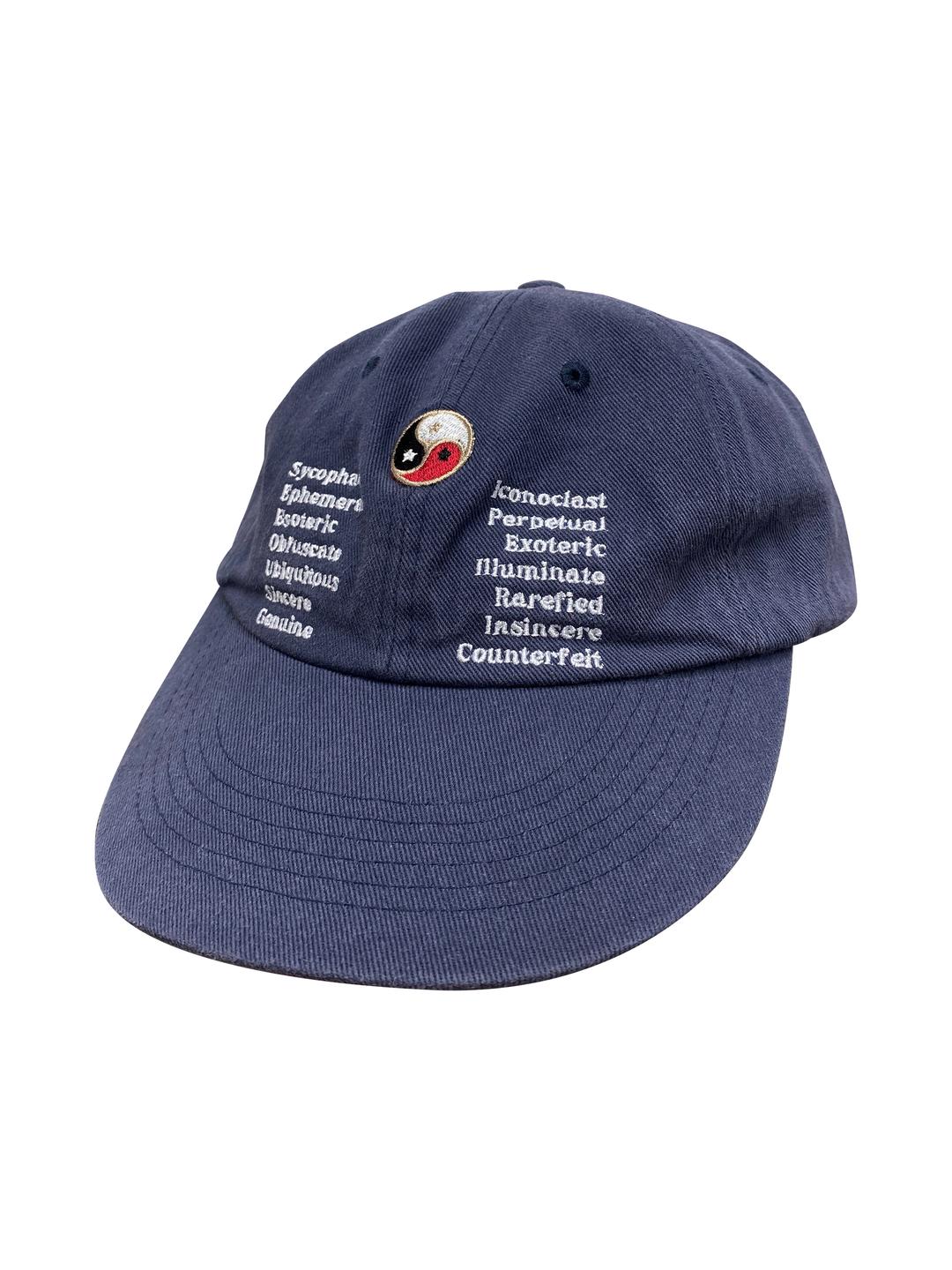 Ying Yang Washed Cap Navy