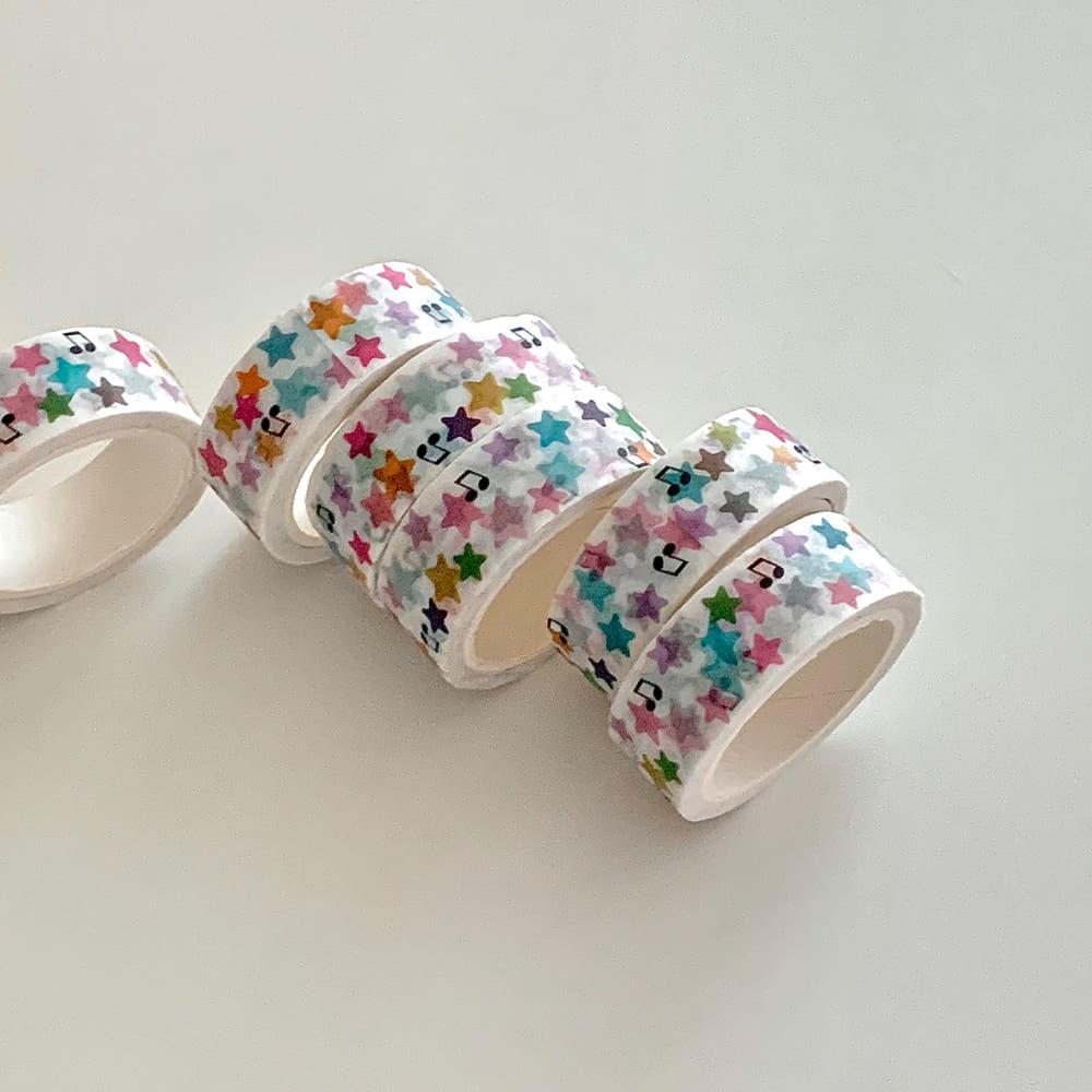컬러 스타 마스킹 테이프 / masking tape 모양 마스킹 테이프 마테