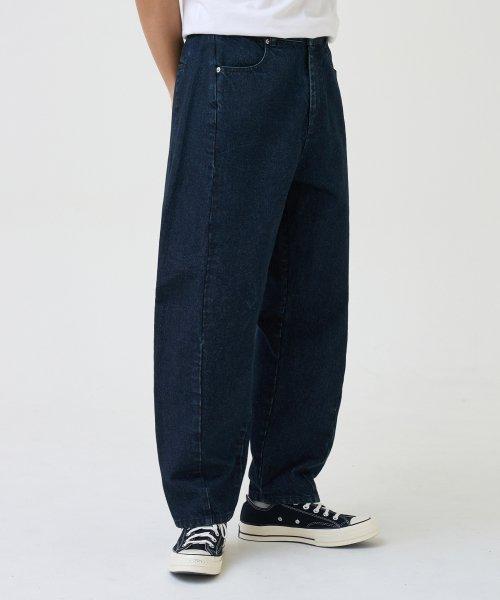 커브드 와이드 진 (DARK INDIGO)