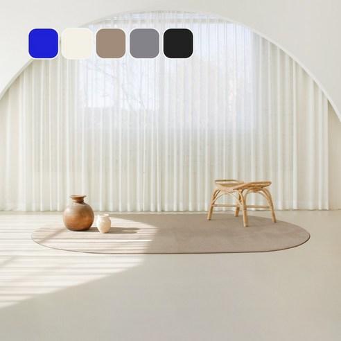 라익디스 미니멀러그 타원_5COLORS, Off White(..., 타원 100x150...