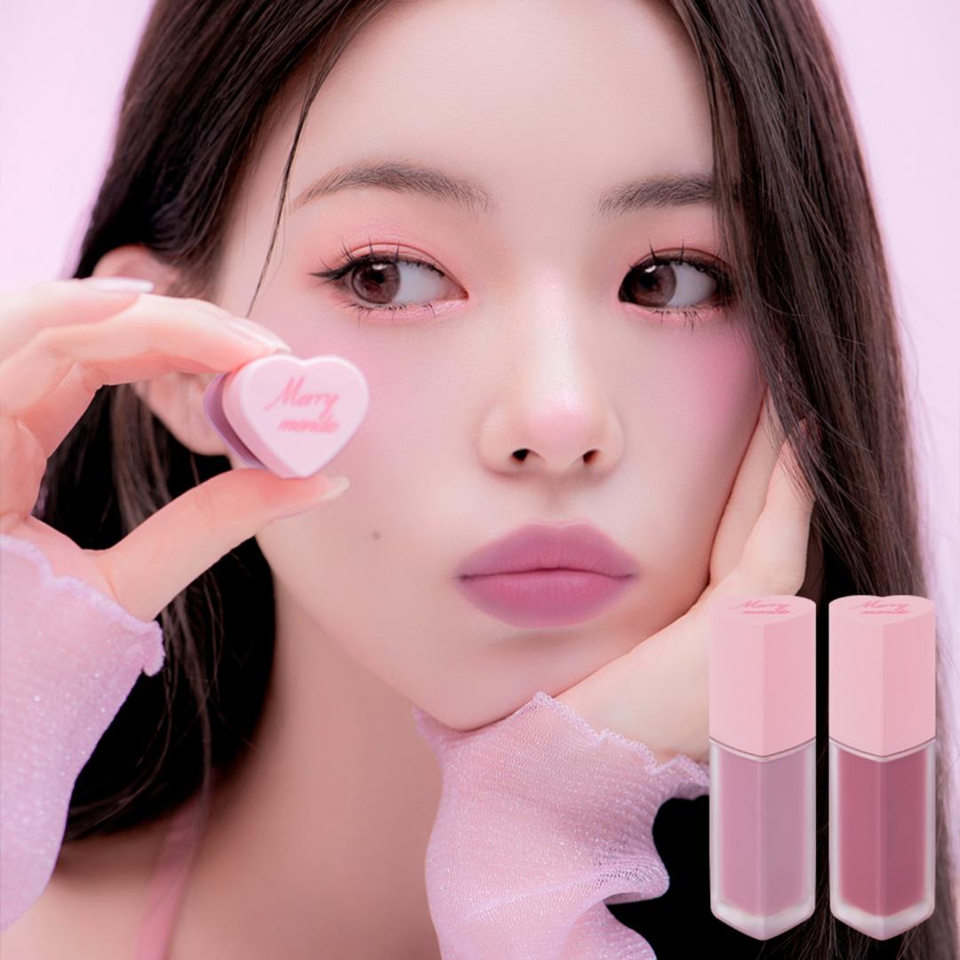 [신상컬러 런칭] 체리하트 메가 틴트 🍒 #페일체리 #로지체리