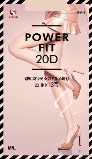 비너스 압박 파워핏 팬티스타킹3족 살구