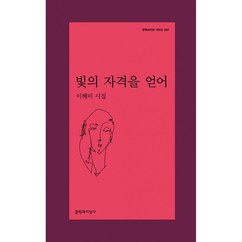빛의 자격을 얻어 -문학과지성 시인선557