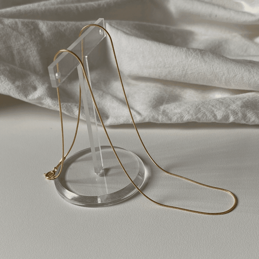 round snake chain necklace