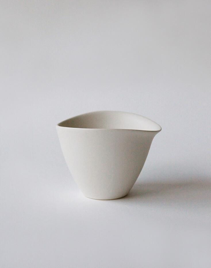 힌｜티 컵 · 스톤 화이트