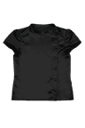 SHORT SLEEVE PUFF SHIRT - Black - (03.31 순차배송)