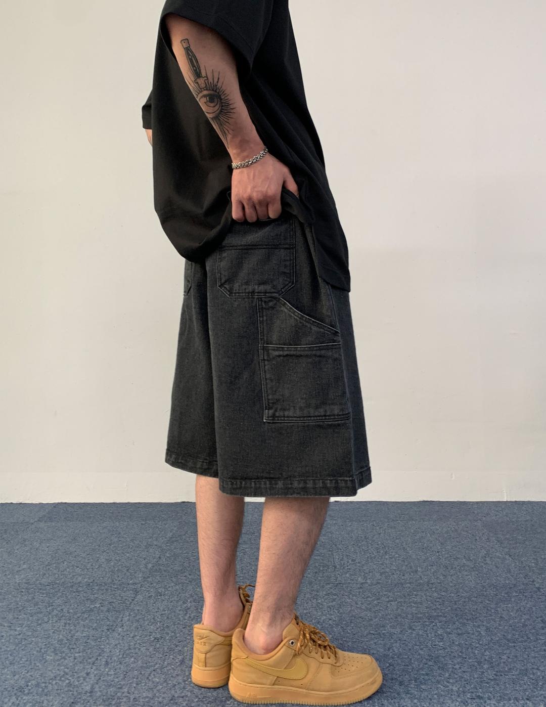 카펜터 버뮤다 데님 팬츠 2 color